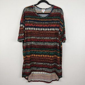 LuLaRoe Tribal Print Tunic Atheltic T-shirt